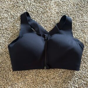 Lululemon elite front zip bra high support 36DD black